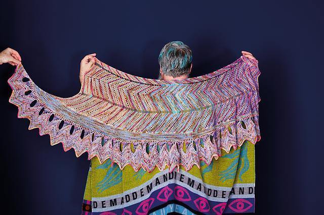 Speckle &amp; Pop Shawl Pattern Westknits