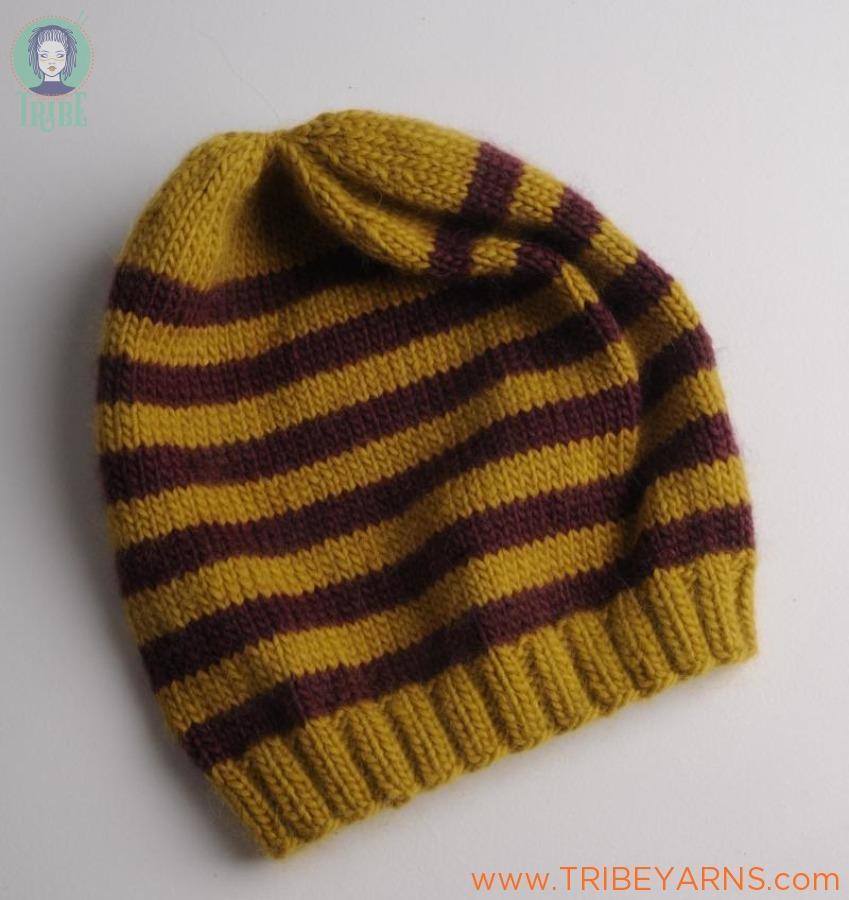 Stripey Beanie Pattern Mrs Moon