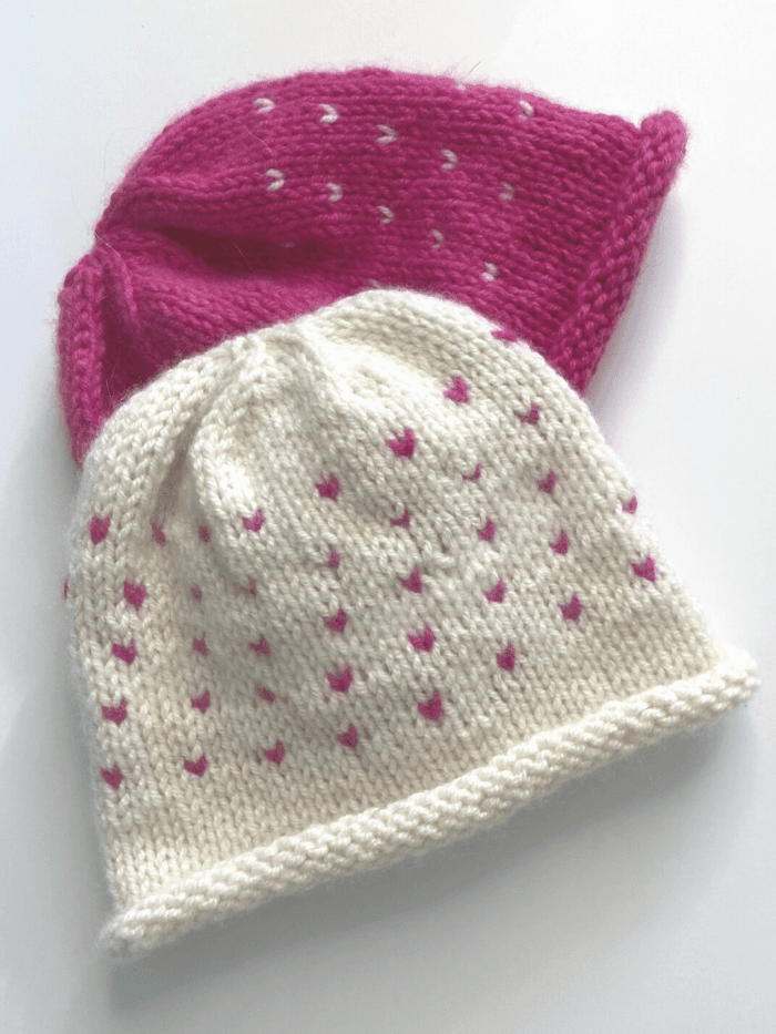 Sweethearts Hats Pattern by Clinton Hill Cashmere Clinton Hill Cashmere