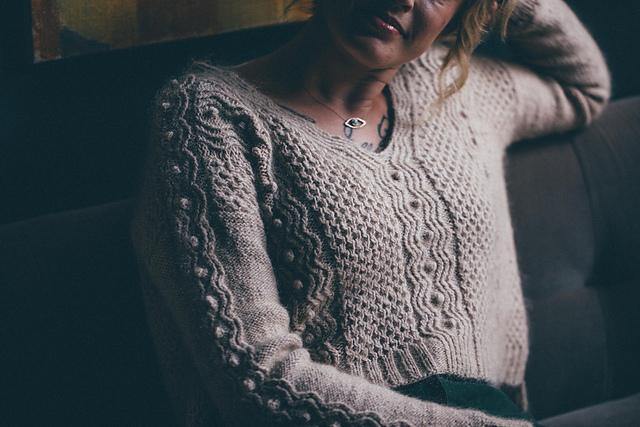 The Daydreamer Sweater Pattern by Andrea Mowry tribeyarns