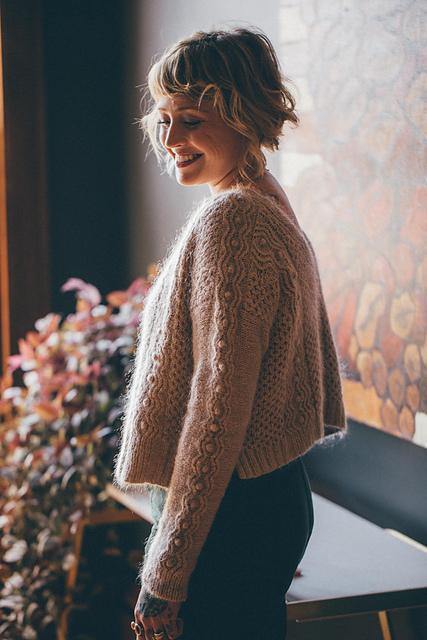 The Daydreamer Sweater Pattern by Andrea Mowry tribeyarns