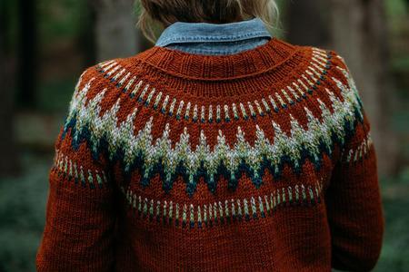 The Throwback Cardigan Pattern by Andrea Mowry tribeyarns