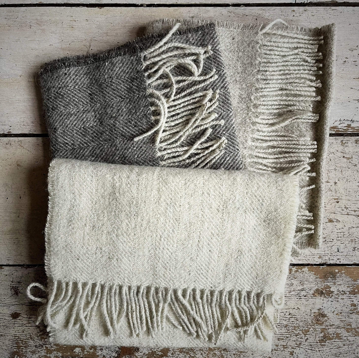 Uist Woven Caengail Scarf Uist Wool