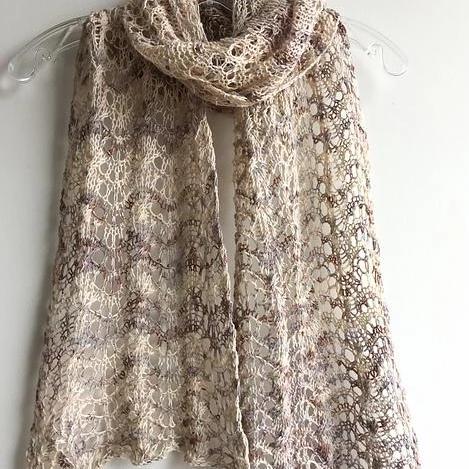 Winter Wonderland Lace Scarf Pattern Artyarns